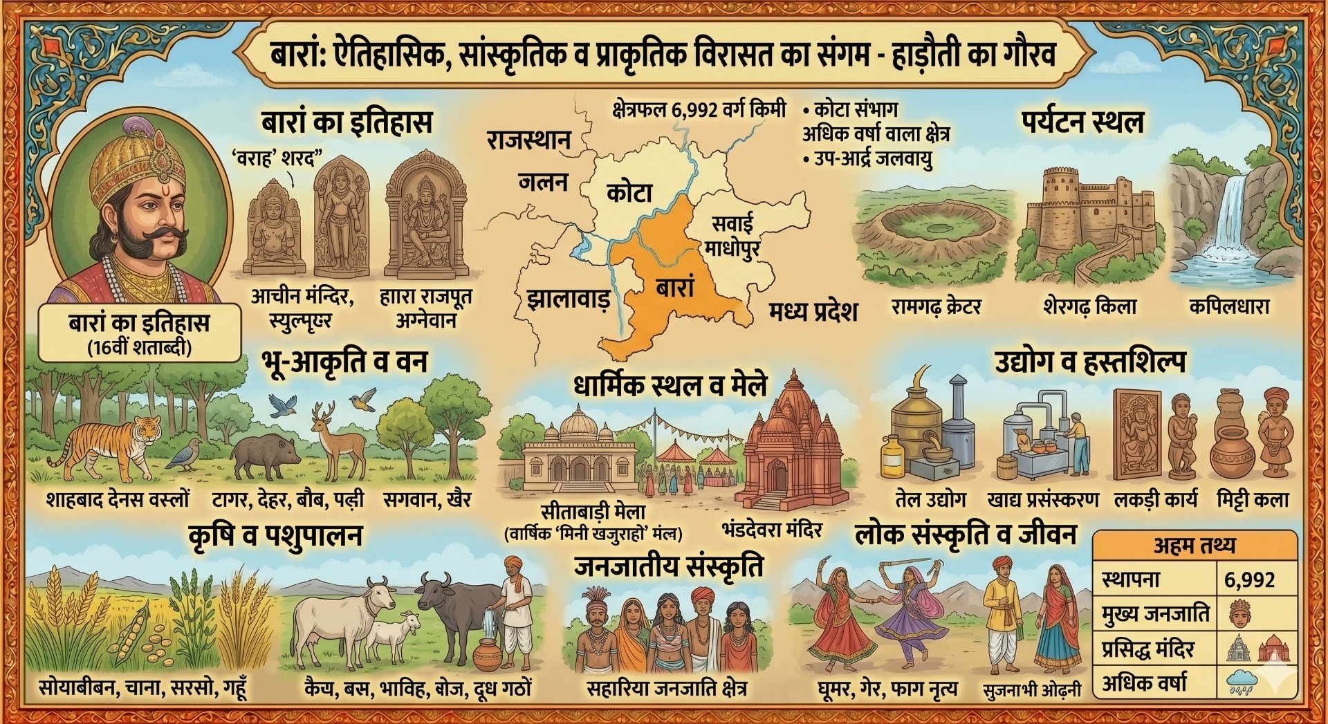 बारां जिला दर्शन - NotesMind