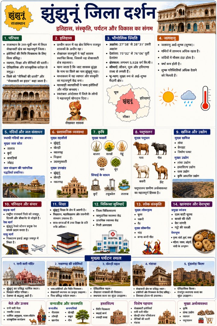 झुंझुनूं जिला दर्शन - NotesMind