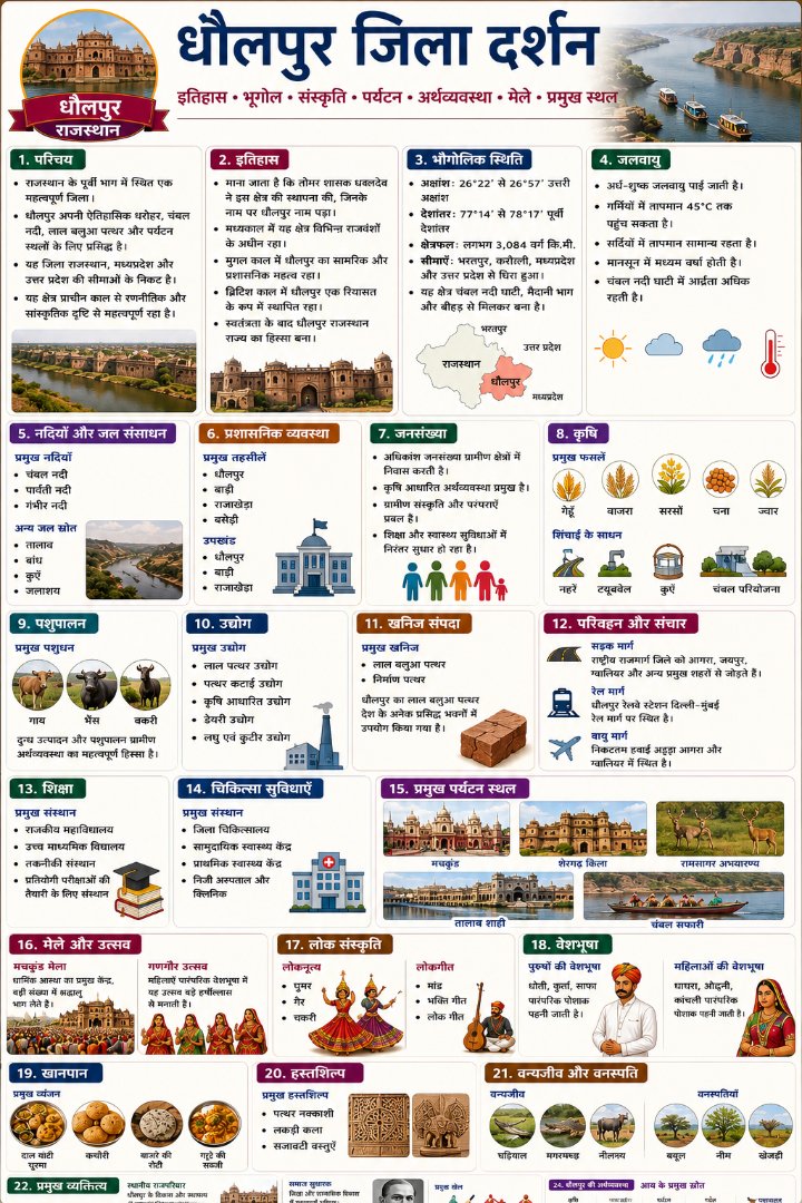 धौलपुर जिला दर्शन - NotesMind